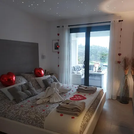 20m2 Dans Piscine Jacuzzi Homestay szállás Gattières